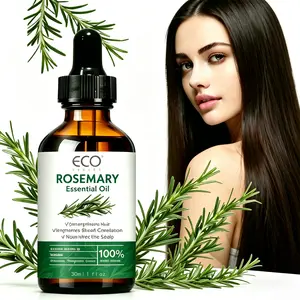 Organic Rosemary Essential Oil 30/60ml | Vitality Boosting Hair and Skin Oil for Scalp, Nourishing, Strengthening & Hydrating for All Hair Types