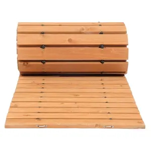【Father's Day】VEVOR 12 ft L x 22 in W Straight Wooden Garden Pathway Roll Out Garden Walkway