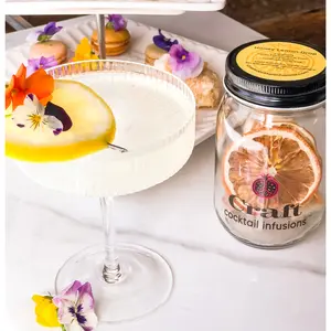 Cocktail Kit Gifts Honey Lemon Drop | DIY Infusion Kit Unique Gift for Her Mocktails