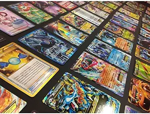 Pokemon TCG 100 Card Lot - Rare, Common, Uncommon, Holo & Guaranteed EX, Mega or Full Art Cards Included! Perfect for Collectors & Players! Pokémon