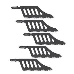 5-Pack T-Handle Jig Saw Blades High Quality Steel for Precision Cutting and Durable Performance