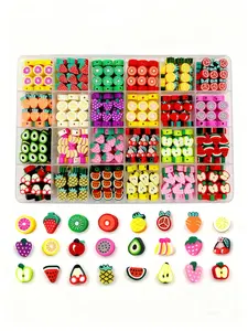 Christmas Beads Bracelet Making Kit, 660+ Pcs Polymer Clay Beads Jewelry Kit for Girls, Holiday DIY Craft with Christmas Charms, Bead Assortment