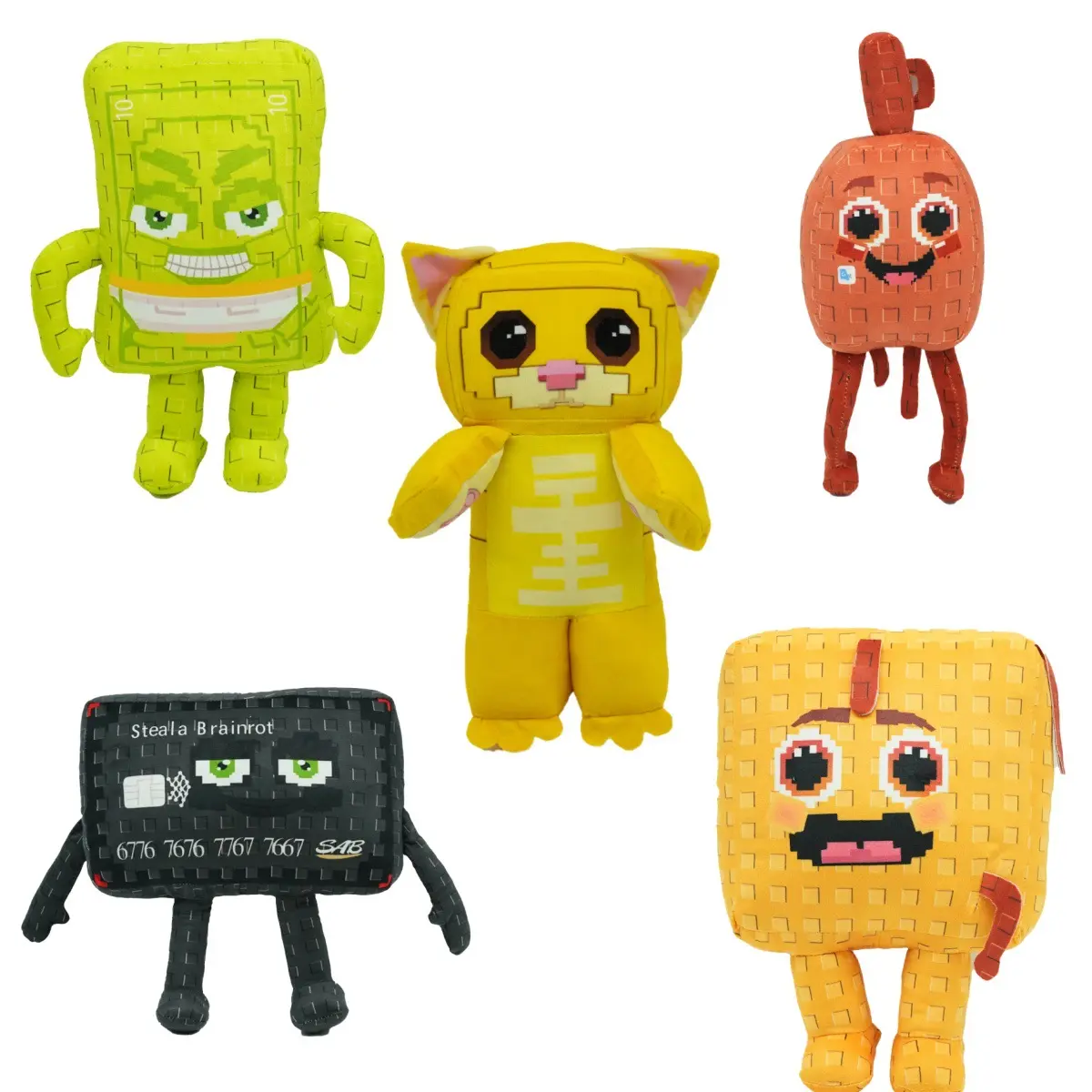 Brainrot Meow Stuffed Doll - Cross-Border New Product, Cute Stuffies, Soft Cuddly Gift, Stuffed Animal Collectibles, Cute Stuffed Animal, Kawaii Stuffed Animals