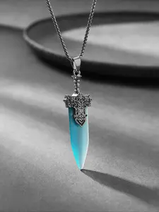 Men's Western Cowboy Skull Pendant Necklace, Stainless Steel Chain, Casual Party Wear, Daily Use, Unique Design