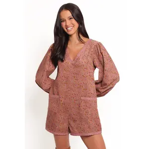 Orio Romper - Mauve Multi