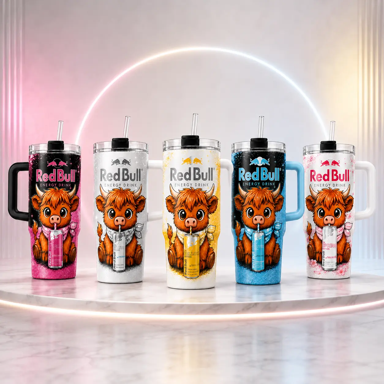 Heavy-Duty Style Insulated Water Bottle, Stainless Steel Cup with Straw and Spill-Proof Lid, Trendy Office Drinkware