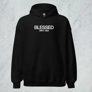 BLESSED | Simply Jesus | Unisex Hoodie