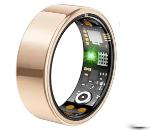 Smart Ring IP68 Waterproof Wearable Fitness Trackers for Women Men Couple Gift