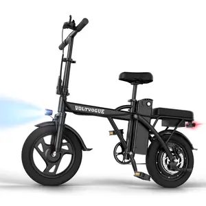 VOLTVOGUE& HQYEX     Electric Bike | 500W Peak Power | Top Speed 22 MPH | 14" Pneumatic Tires | 20–23Mile Range | Dual Seat | Single Brake Lever | Height Adjustable Seat