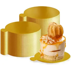 Mini Cake Boards,  Cake Boards 100 count -Graded Cake Base,  Circle Base 3.1 inch Round Paper Cupcake Dessert Displays Tray for Cake DIY, Baking Dessert Party Wedding Birthday