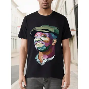 Sanford and Son Redd Foxx Vintage Sanford And Son T-Shirt 334560   funny Men’s Short Sleeve Graphic T-shirt Collection black PR