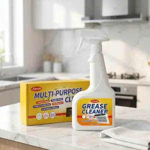 Multi-Purpose Cleaner Spray Powerful Kitchen Degreaser for Oven Stove Range Hood & Sink Effective Cleaning Solution