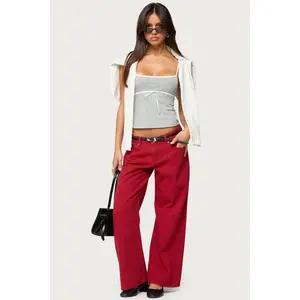 Petite Roman Low Rise Baggy Jeans