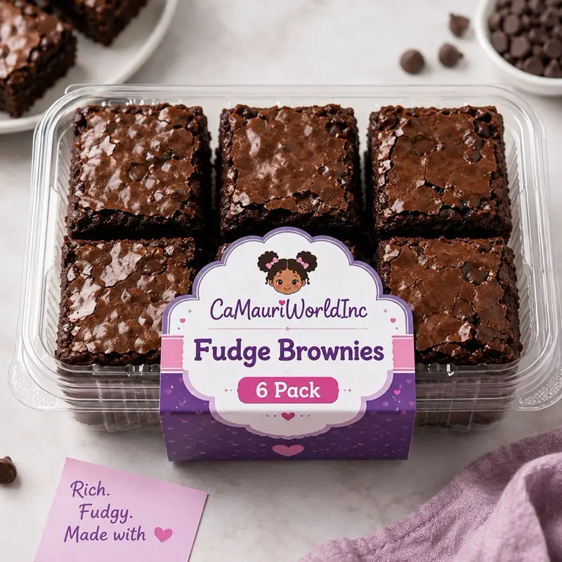 Fudge Brownies Baking Mix, 12-Pack, 9-Piece Gift Set