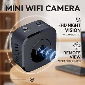 Security Camera 4K Mini Full Color Night Vision High Definition WiFi Monitor Waterproof Motion Detect Surveillance Smart Home