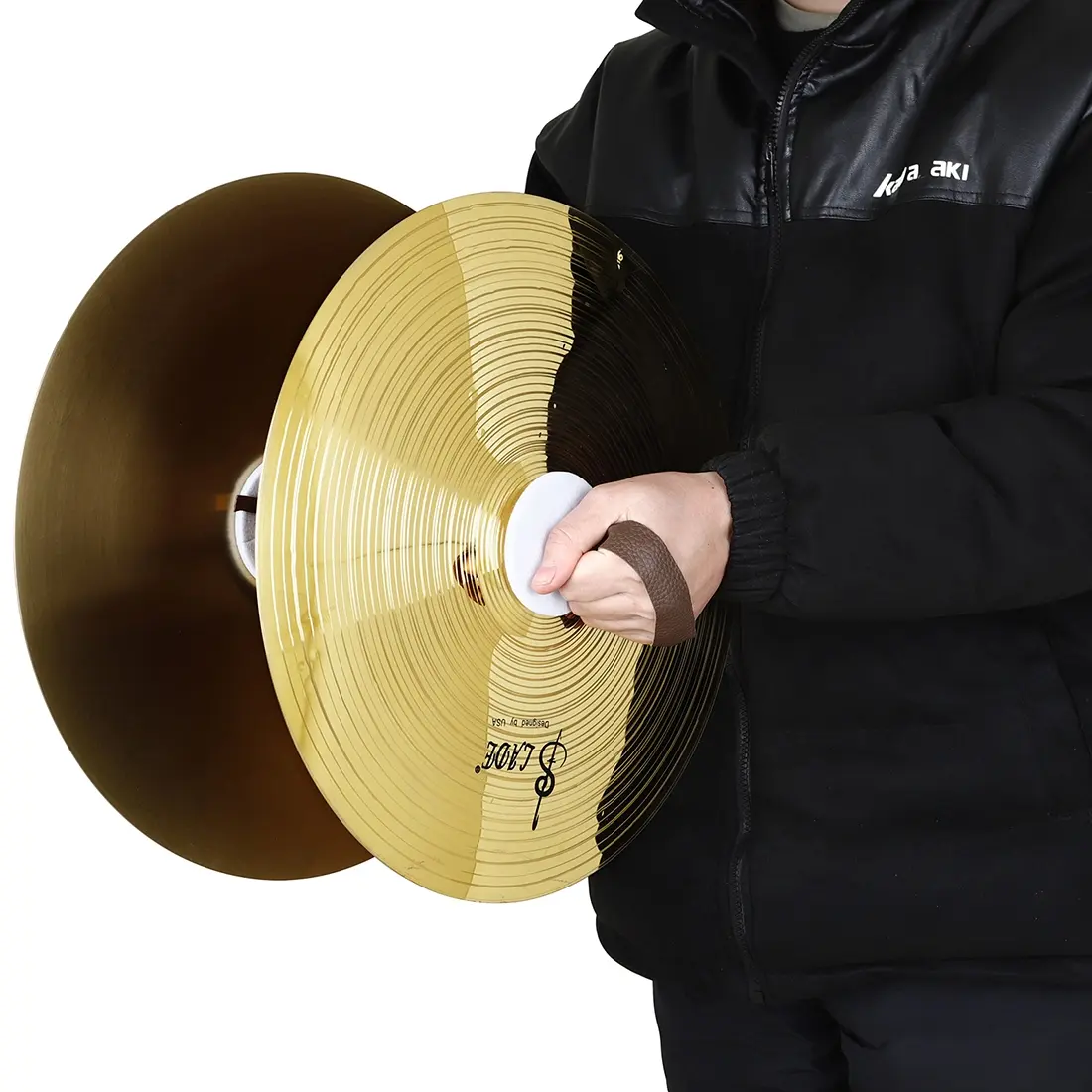 Slade Alloy Military Ceremonial Drum Cymbal, High-Quality Percussion Instrument Accessory, Perfect for Band Performances, Percussion musical instruments, Metal