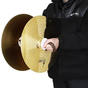 Slade Alloy Military Ceremonial Drum Cymbal, High-Quality Percussion Instrument Accessory, Perfect for Band Performances, Percussion musical instruments, Metal