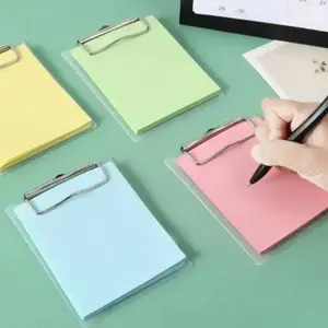 Mini Clipboard, 4 Counts Portable Durable Clipboard, Convenient Clipboard for Nurse, Student and Office Worker, Office Stationery & Supplies, Paper Organizers