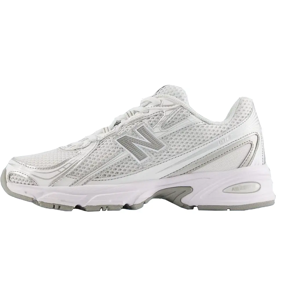 New Balance 740v2 'White Silver Reflection' Athletic Running Trainers, Casual & Breathable Running Sneakers, Cushioned Training Runner Footwear, Casual Running Sneakers, Cushioned Running Shoes