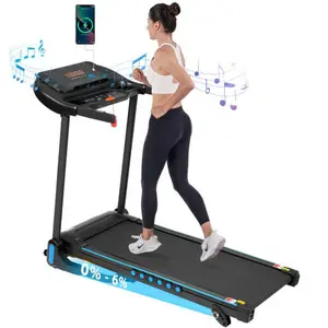 【Bellemave】NEW Incline Treadmill for Running and Walking, 3.0 HP Treadmills For Home 350 lbs Weight Capacity Hydraulic System Auto-Folding Treadmill with Type C & USB Charge Station , 10MPH, Bluetooth Speaker Home Fitness Equipment treadmill
