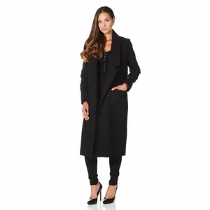 Womens Faux Wool Wrap Coat