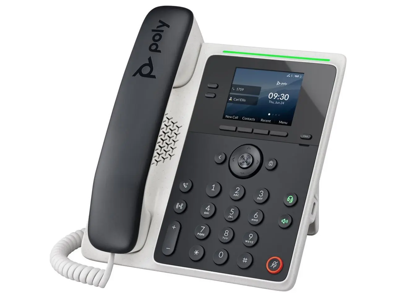 HP Poly Edge E100 IP Phone and PoE-enabled, Desk Phone with Power Supply | 89B49AA#ABA