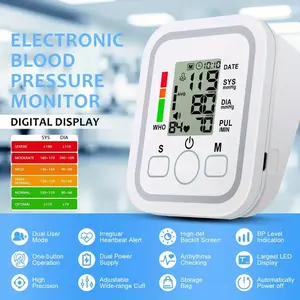 Automatic Digital Upper Arm Blood Pressure Monitor (BPM Model) for Home Use - Extra Large Cuff, Large LCD Screen, Blood Pressure Monitoring Tool