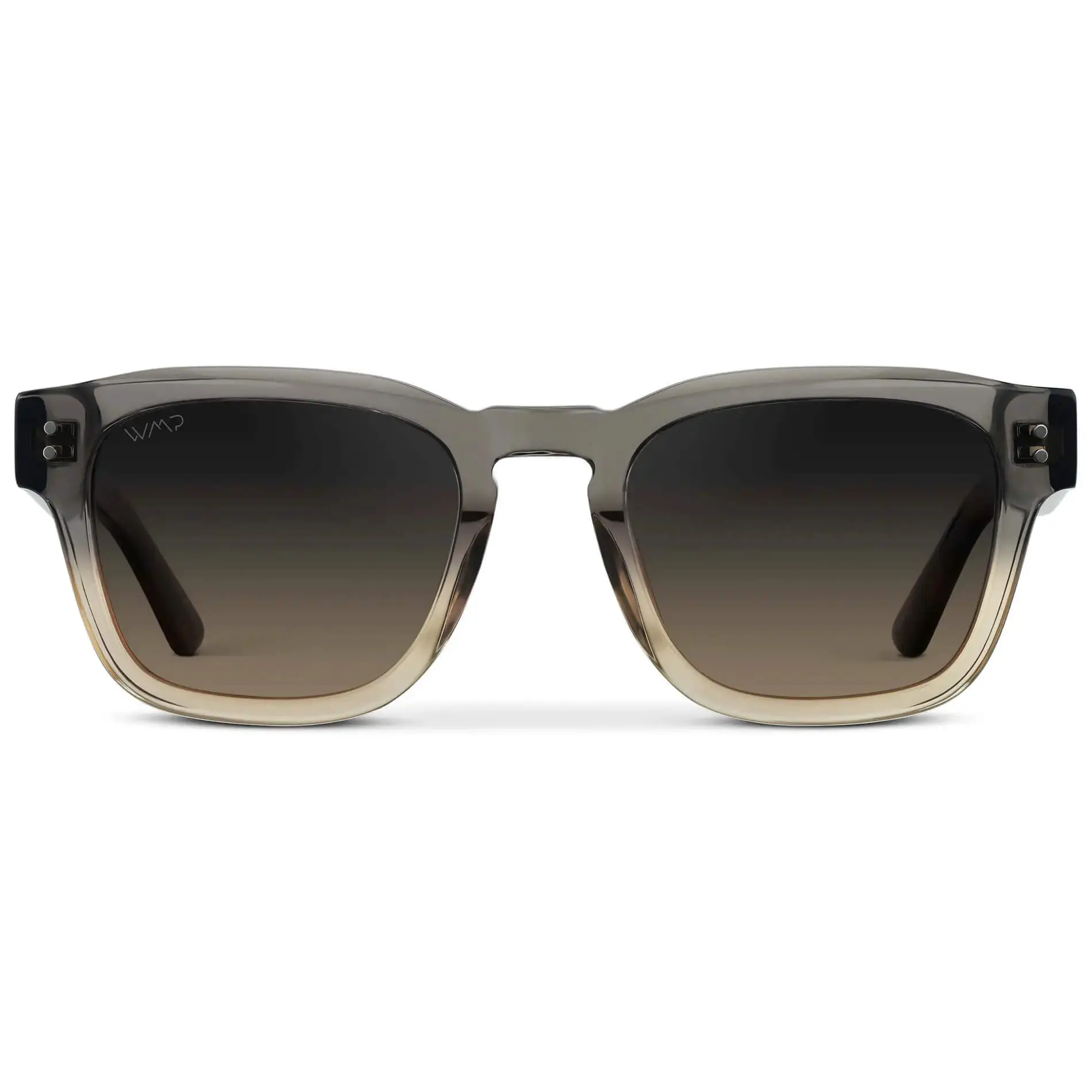 Wayne Men's Polarized Bold Rectangular Sunglasses - UV-Protective Polarized Eyewear for Daily Outdoor Use, Outdoor Polarized