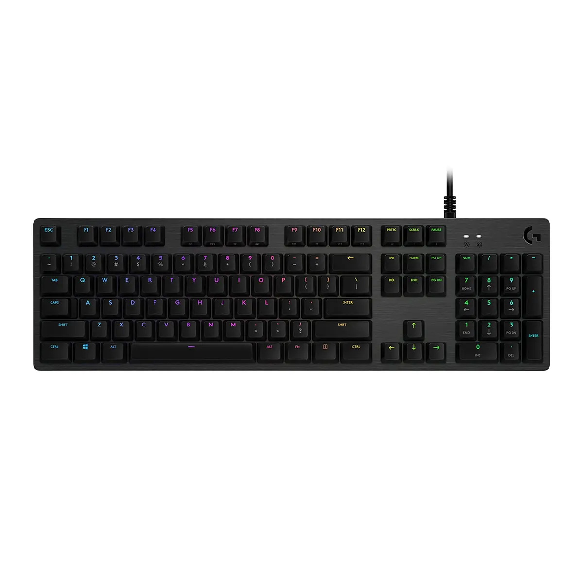 Logitech G Series G512 Wired RGB Mechanical Gaming Keyboard, GX Blue Clicky Switches