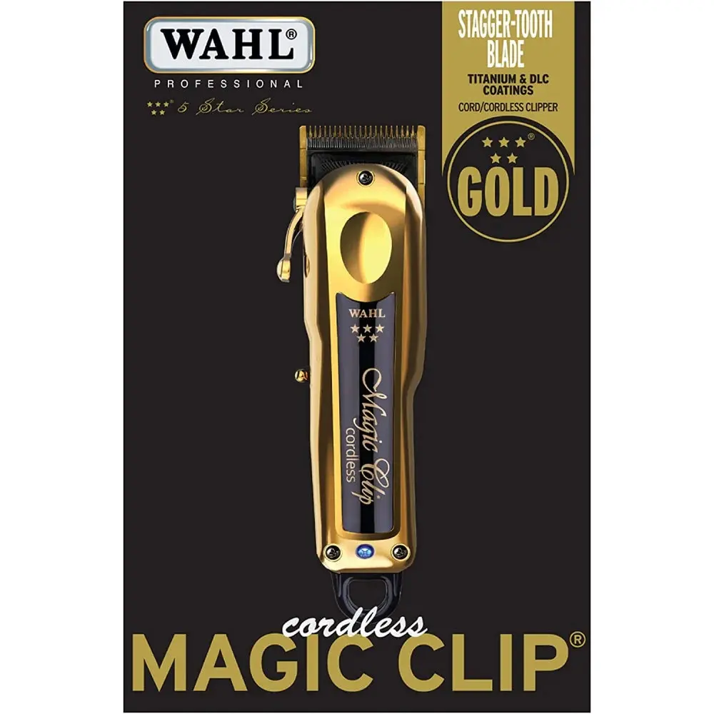 Wahl Professional 5 Star Cordless Magic Clip Gold 8148-700 Wahl Professional 5 Star Cordless Magic Clip Gold 8148-700
