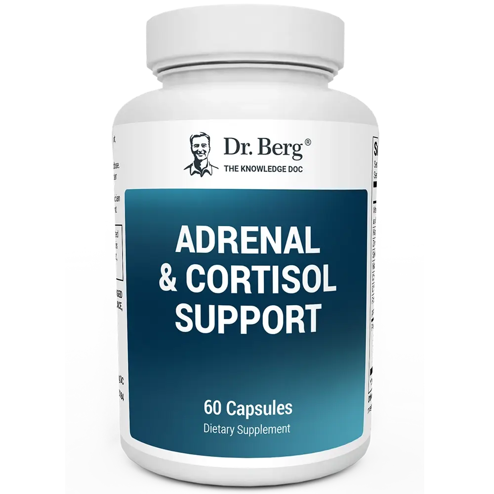 Adrenal & Cortisol Support - 60 Vegetable Capsules Healthcare Edible Fitness Supplement Dietary Vitamin