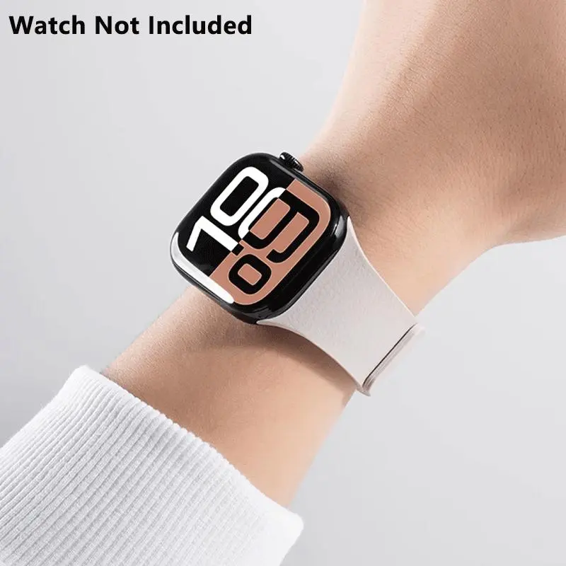Magnetic Silicone Watch Band (Band Only), Replacement Watch Band, Smart Watch Straps, Smartwatch Strap for Apple Watch Series 10 46mm 42mm Ultra 2 49mm 45mm 44mm 41mm 40mm, Smart Watch Accessories, Wearable