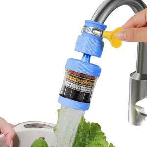 Rotating Extending Universal Interface Faucet Filter, Kitchen Water Filtration, Home Drinking Water Purifier, Detachable Shower Extension