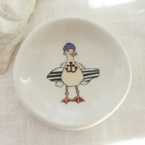 Surfer Seagull Cape Cod MINI Trinket Bowl