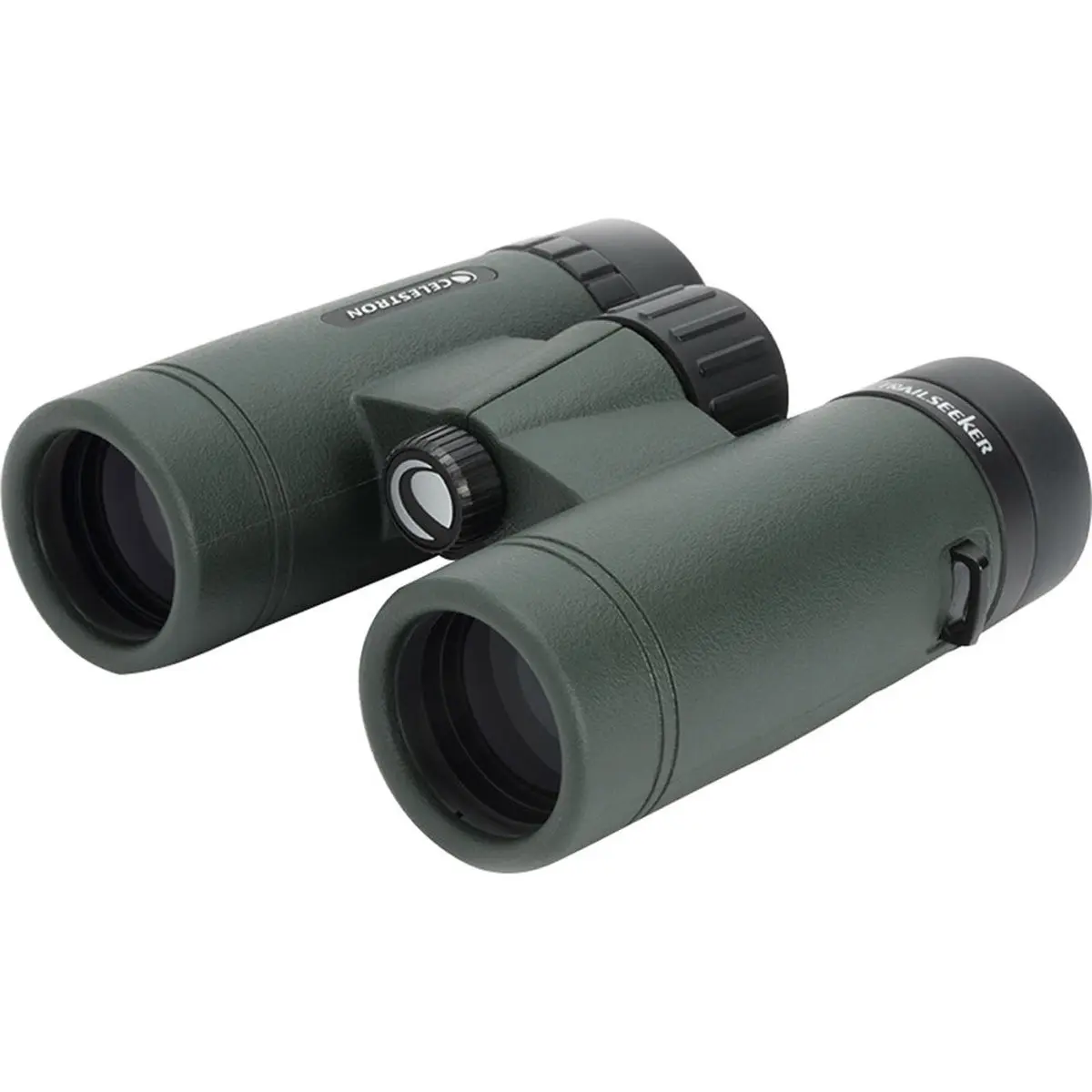 Celestron 8x42 TrailSeeker Waterproof Roof Prism Binoculars, Compact Long Range, 8.1 Degree Angle of View, Green (for Sports & Outdoor Camping Hiking), Compact Long Range Binoculars, Hunting Gear, Birdwatching, Magnesium Alloy