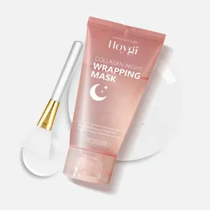 Collagen Overnight Wrapping Peel Off Facial Mask, Hydrating & Tightening Skin Care Mask, Elasticity & Hydration Care Facial Mask,Women's Gifts，Mother's Day Gift