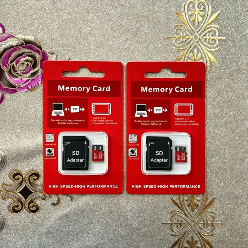 2 Pack 1tb Micro SDXC TF Memory Card with SD Adapter, +Card reader,  Storage Card for Smartphone, Action Camera, Drone