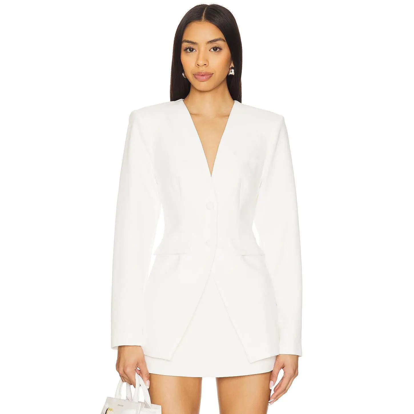 ALL THE WAYS Isla Blazer in White