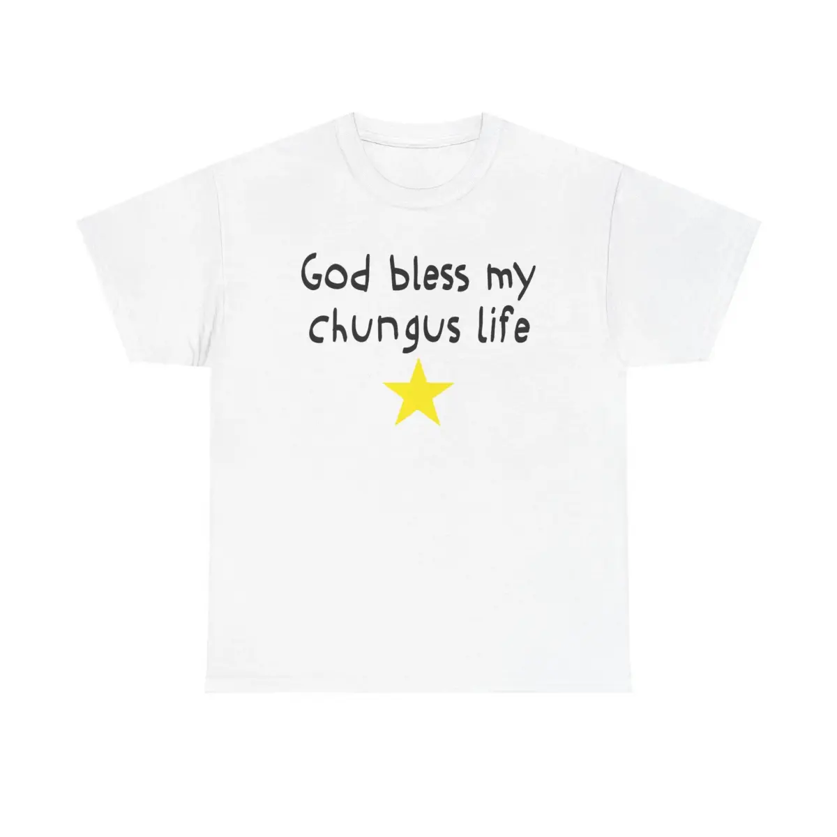 God Bless My Chungus Life Tshirt, 100% Cotton Funny Meme Shirt