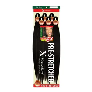 braiding Outre 6X X-Pression Outre 52 Pre-Stretched Good Forknotless 100% Kanekalon Hair Extension wholesale