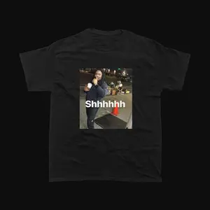 LUCKI "Shhhhhh" Graphic T-Shirt, Lucki Merch, Meme Shirt, Rapper Shirt, Adult funny T-shirt, Gift for Woman and Man
