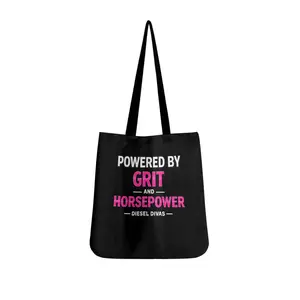 Powered by Grit and Horsepower – Diesel Divas Canvas Tote