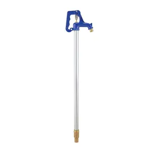 fathersdaygift VEVOR Frost Proof Yard Hydrant, 3.22FT Freeze-Proof Outdoor Faucet with 12 Bury Depth, 3/4 NPT Pipe Connection 3/4 NH Hose Coupling, No Lead Freezeless Hydrant for Yard Garden Farm Irrigation