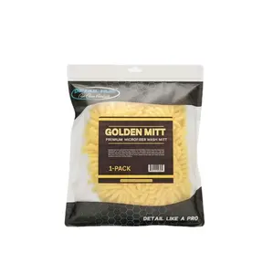 Golden Mitt Premium Microfiber Wash Mitt - 1-Pack for Car Care Products