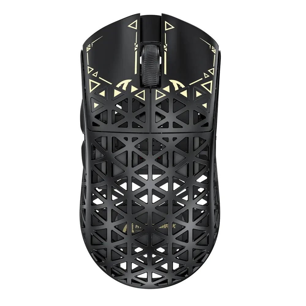 ATTACK SHARK R5Ultra 8K Carbon Fiber Wireless Gaming Mouse with 42000 DPI -PAW3950 MAX Sensor -39g Ultra-Lightweight-Nordic 52840 MCU Chip-Wired/BT/2.4GHz Wirelss Programmable Mouse for PC/Mac (Black)