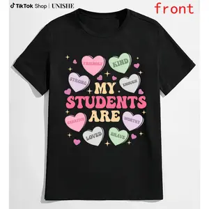 My Students Are My Valentines Teacher Tee – Ideal Gift for Valentine’s Day