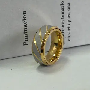 Rotatable Sounding EDC Fingertip Slider, Fashion Accessories, Ratchet Ring, Adult Stress Relief Metal ADHD Casual Fingertip Ring, Tactile Coin, Edc Fidget Slider, Stress Rings