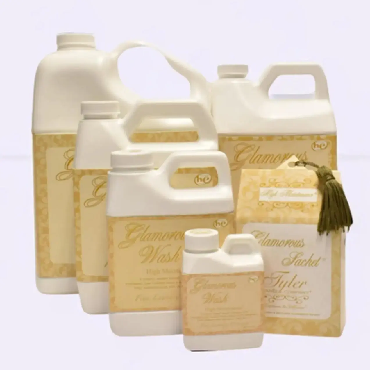 Tyler High Maintenance Scented Laundry Detergent, 128 oz Floral Fragrance Household Cleaner