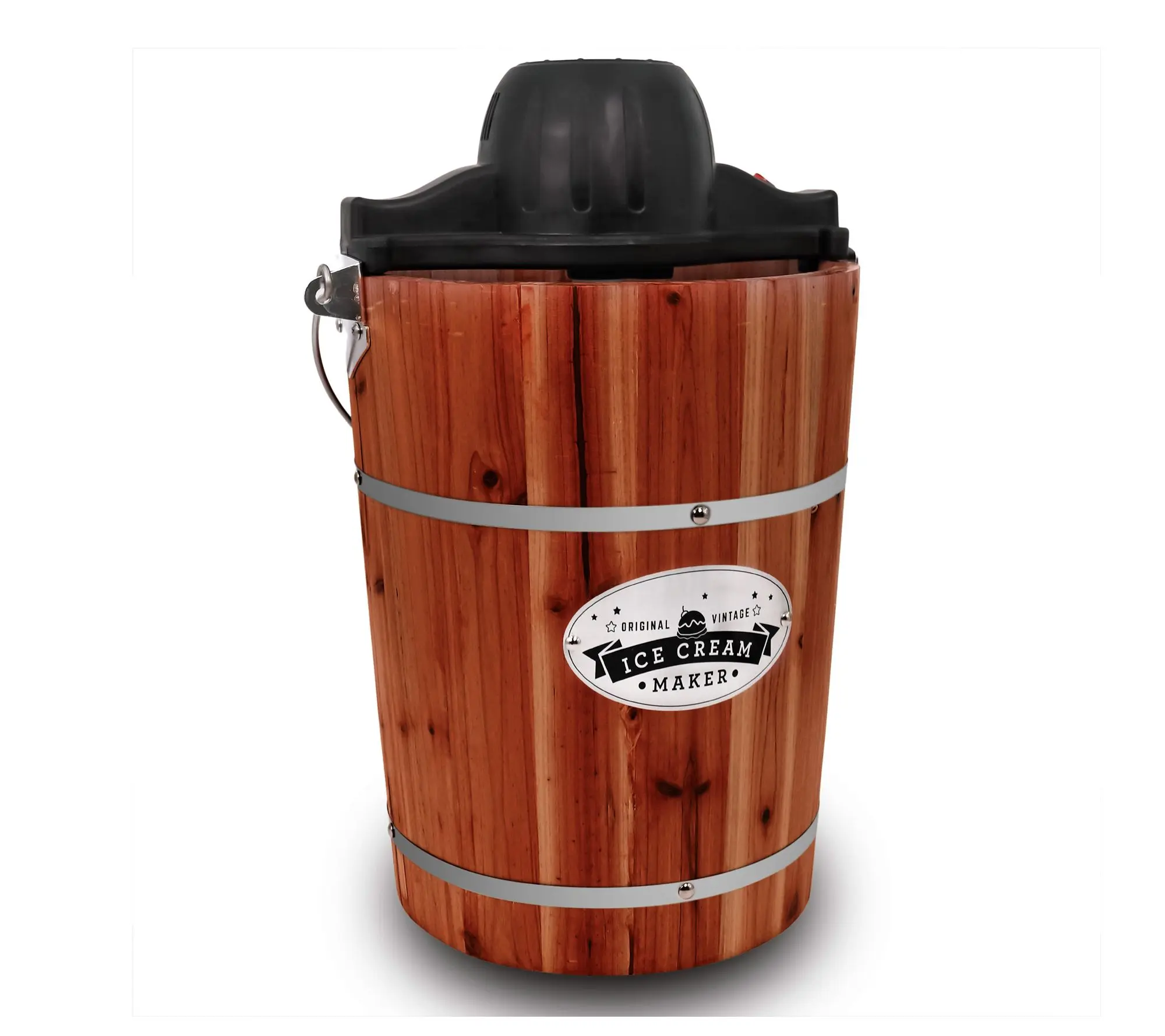 Americana 6qt Vintage Ice Cream Maker Machine Americana 6qt Vintage Ice Cream Maker Machine
