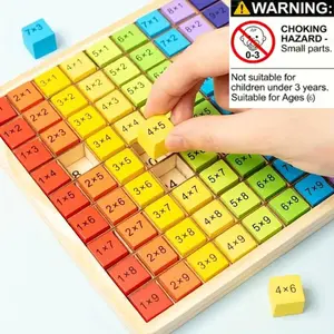 Mathematical Enlightenment Board Game, Montessori Math Toy for Early Learning, Suitable for Family Games & Parent-Child Interaction